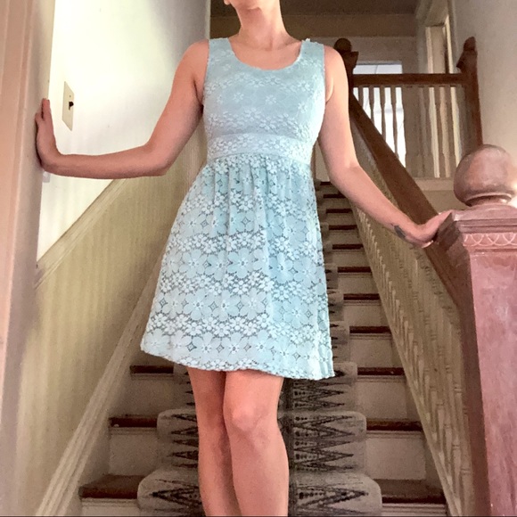 Ann Taylor LOFT lace overlay sleeveless dress 00P - Picture 5 of 11